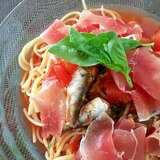 イタリアン風☆冷製スープパスタ☆冷たいスパゲティ